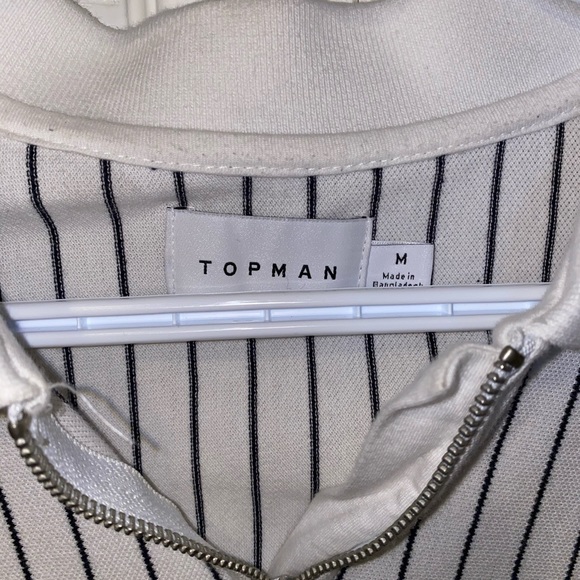 Top man Half-Zip T-Shirt - Picture 2 of 2